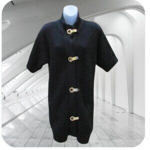 Michael Kors long cardigan with gold hardware- medium